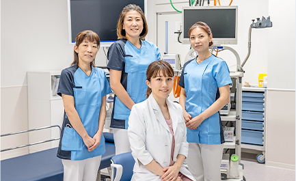 女性内視鏡外来スタッフ