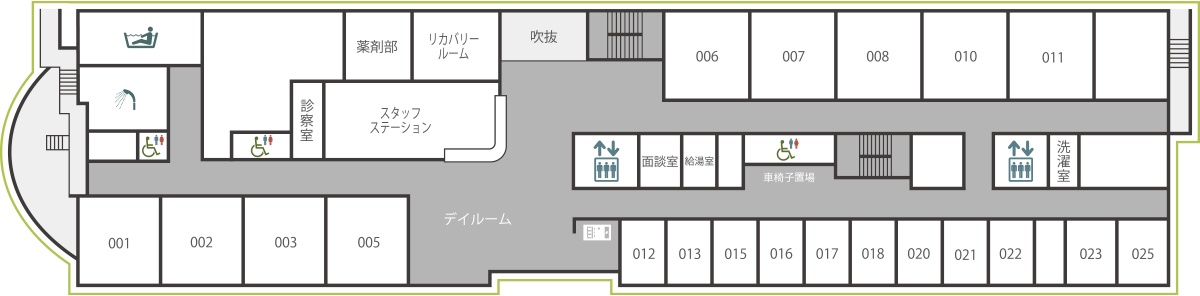 フロアマップ2階